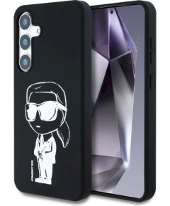 Karl Lagerfeld Silicone Graffiti Ikonik Printed Logo MagSafe Защитный чехол для Samsung Galaxy S25 / чёрный Чехлы - альтернативные