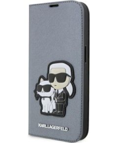 Karl Lagerfeld KLBKP14LSANKCPG Чехол для планшета для iPhone 14 Pro 6.1" / серебристый Чехлы - альтернативные
