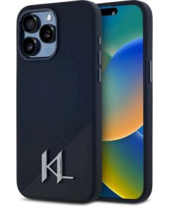 Karl Lagerfeld Silicone Shadow Metal Initial MagSafe Защитный чехол для iPhone 15 Pro Max / чёрный Чехлы - альтернативные