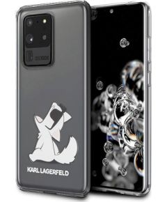 Karl Lagerfeld KLHCS69CFNRC Choupette Fun Защитный чехол для Samsung Galaxy S20 Ultra G988 / прозрачный Чехлы - альтернативные