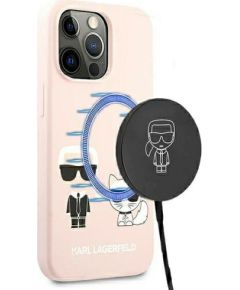 Karl Lagerfeld KLHMP13LSSKCI Silicone Ikonik Защитный чехол для iPhone 13 Pro / 13 6,1" / светло-розовый Чехлы - альтернативные