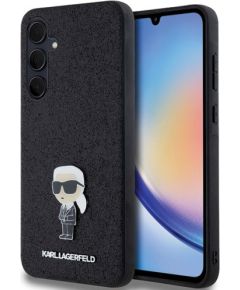 Karl Lagerfeld KLHCSA35GKNPSK A35 A356 Aizsargapvalks priekš Fixed Glitter Ikonik Logo Metal Pin / melns Neoriģinālie Maciņi