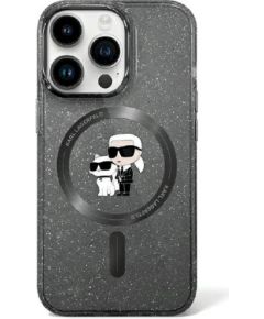Karl Lagerfeld KLHMN61HGKCNOK Karl&Choupette Glitter MagSaf Защитный чехол для iPhone 11/Xr 6.1" / чёрный Чехлы - альтернативные