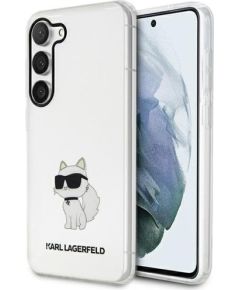 Karl Lagerfeld KLHCS23MHNCHTCT Ikonik Choupette Защитный чехол для S23+ S916 / прозрачный Чехлы - альтернативные