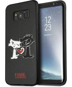 Karl Lagerfeld KLHCS8LCL1BK S8 Plus G955 hardcase Защитный чехол Choupette in love / чёрный Чехлы - альтернативные