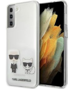Karl Lagerfeld KLHCS21MCKTR Hardcase Aizsargapvalks priekš Samsung Galaxy S21+ G996 / caurspīdīgs Neoriģinālie Maciņi