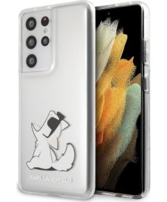 Karl Lagerfeld KLHCS21LCFNRC Hardcase Choupette Fun Защитный чехол для Samsung Galaxy S21 Ultra G998 / прозрачный Чехлы - альтернативные