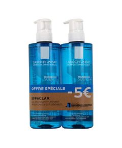 La Roche-posay Effaclar Purifying Foaming Gel Duo Set - Sada čisticích pěnových gelů bez mýdla 400ml Духи и косметика
