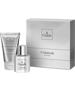 Gisada Titanium Dárková sada EDP 50 ml a sprchový gel 100 ml 50ml Dāvanu komplekti
