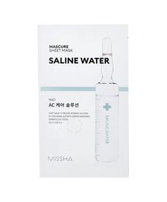 Missha Mascure Saline Water Sheet Mask - Zklidňující maska pro citlivou pleť 1 ks Духи и косметика