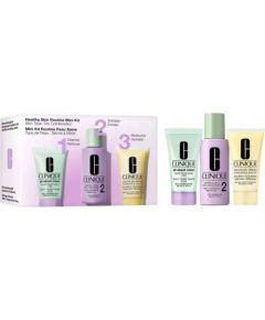 Clinique CLINIQUE SET (ALL ABOUT CLEAN LIQUID FACIAL SOAP MILD 30 ML + CLARIFYING LOTION 2 TWICE A DAY EXFOLIATOR 60 ML + DRAMATICALLY DIFFERENT MOISTURIZING LOTION+ 30 ML) Духи и косметика