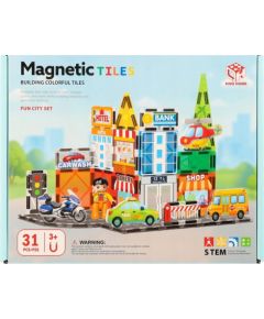 Mega Creative KLOCKI MAGNET CITY 31EL 25X20X6 MC PUD 12 Konstruktori 