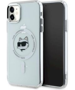 Karl Lagerfeld KLHMN61HLSCHH Hardcase IML Metal Choupette Head Mag Защитный чехол для iPhone 11 / Xr 6.1" / белый Чехлы - альтернативные