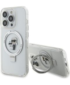 Karl Lagerfeld KLHMP13LHMRSKCH Hardcase Ring Stand Karl&Choupettt Защитный чехол для iPhone 13 Pro / 13 6.1" / белый Чехлы - альтернативные