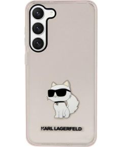 Karl Lagerfeld KLHCS23MHNCHTCP Hardcase Ikonik Choupette Защитный чехол для Samsung Galaxy S23+ S916 / розовый Чехлы - альтернативные