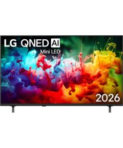 LG QNED72 AI, 55'', 4K UHD, QNED Mini LED, black - TV Телевизоры