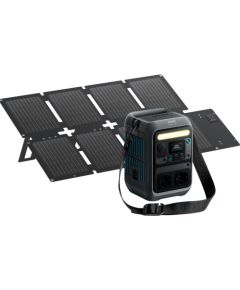 Anker SOLIX Portable Power Station C300X DC + Foldable Solar Panel PS60 (gray, 288Wh, 300 Watt, PD 3.1) Baterijas un akumulatori