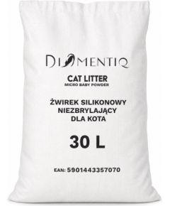 DIAMENTIQ żwirek baby powder silikonowy, niezbrylający dla kota 30l Kaķu pakaiši