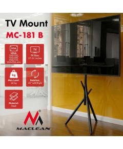 Maclean TV Floor Stand/Mount, 27–55", max. VESA 200x200, max. 60 kg, MC-181 B Крепления для телевизоров