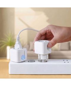 GreenBlue Remote-Controlled WiFi Outlet, Android/iOS/Alexa/Google Home, Timer, Wattmeter, Max 16A/3840W, GB735 W Новинки Для дома и сада 