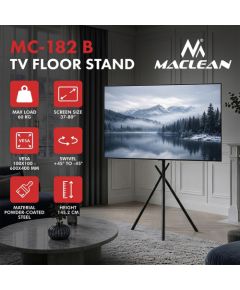 Maclean TV Floor Stand/Mount, 37–80", max. VESA 600x400, max. 60 kg, MC-182 B Крепления для телевизоров