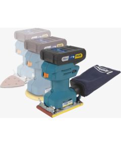 Ekscentra slīpmašīna Virutex LRB384; 20 V; 2x4,0 Ah akum. Шлифовальные станки