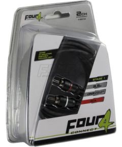 FOUR Connect 4-800154 STAGE1 RCA-cable 3.5m Автомобильные усилители звука