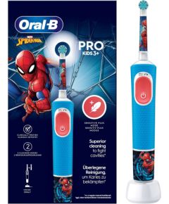 Szczoteczka Braun Elektryczna Vitality Pro Kids Spiderman + Extra Refill (773659) Elektriskās zobu birstes, irigatori