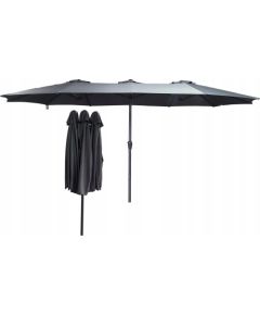 Saska Garden PARASOL OGRODOWY XXXL 2.7x4.6M SZARY SASKA GARDEN Новинки Для дома и сада 