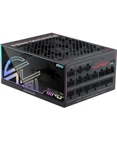 MSI MPG Ai1300TS PCIE5 (black, 2x 12-pin high power GPU, 7x PCIe, cable management, 1300 watts) Блоки питания