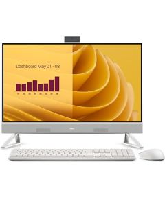 DELL EC27250 Intel® Core™ i5 i5-1334U 68.6 cm (27") 1920 x 1080 pixels All-in-One PC 16 GB DDR5-SDRAM 512 GB SSD Windows 11 Pro Wi-Fi 6E (802.11ax) Pearl, White All In One Datori (AIO)