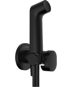 Hansgrohe iebūvējamā rokas duša Bidette 1jet S EcoSmart+, ar vadu 1250 mm un turētāju, aukstam ūdenim, matēta Bidē jaucējkrāni