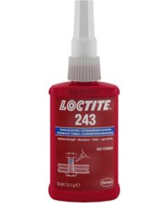 Loctite 243 vidējas stiprības vītņu fiksēšanas līdzeklis Tilpums: 50 Ml Смазочные материалы и технические жидкости