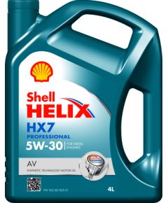 SHELL Helix HX7 Pro AV 5W30 4L C3, VW 502 00/VW 505 01 Моторные масла