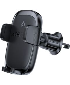 Acefast   D48 Car Air Vent Mount with Wireless Charger Black Автомобильный держатель