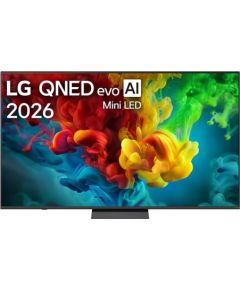 LG evo AI QNED83, 75'', 4K UHD, QNED Mini LED, black - TV Televizori