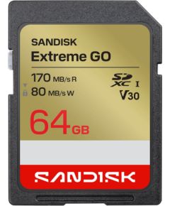 SanDisk Extreme GO 64 GB SDXC UHS-I Карты памяти