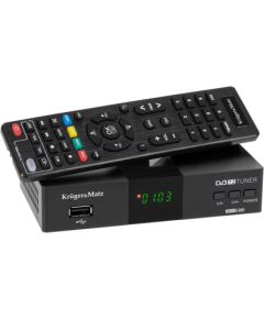 Kruger&Matz DVB-T2 H.265 HEVC Tuner KM0550D Jaunumi - Audio-Video