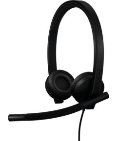 HEADSET STEREO H570E USB/BLACK 981-001430 LOGITECH Austiņas