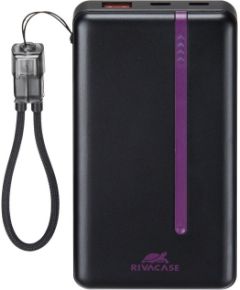 RIVACASE VA2311 Power Bank 10000 mAh QC/PD 22.5W Black Jaunumi - Viedierices
