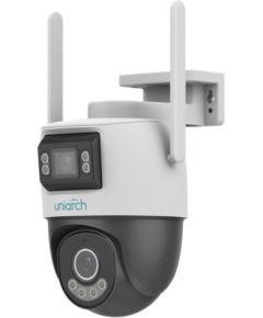 UHO P2S-M33F34 ~ Uniarch WiFi/IP камера с двумя объективами 3MP 4мм / 3MP 2.8мм (IR + WHITE LED) / Совместим с UNV NVR Камеры наблюдения