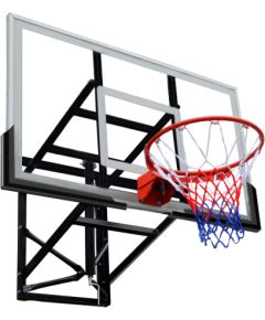 Basketbola vairogs Bilaro Montana Max 180x105cm, 12mm rūdīts stikls Basketbolam