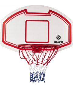 Basketbola vairogs Bilaro Indiana (90x60 cm) ar grozu un tīkliņu Basketbolam