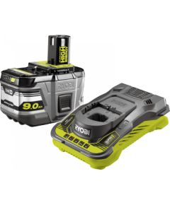 Piederumu komplekts Ryobi RC18150-190; 18 V; 1x9,0 Ah akum. + lādētājs Bateriju uzlādes iekārtas