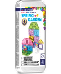 MAGNA-TILES Набор Микромагс компакт "Spring Garden", 24 деталей Конструкторы