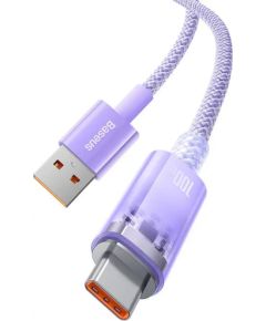 Baseus Кабель USB - USB-C 6A 1m / фиолетовый Дата USB-кабели