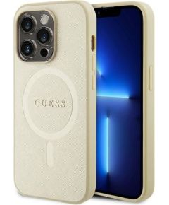Guess Saffiano MagSafe Back Case Aizsargapvalks Priekš Apple iPhone 15 Pro Max Neoriģinālie Maciņi