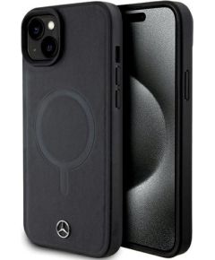 Mercedes Smooth Leather MagSafe Back Case Защитный Чехол для Apple iPhone 15 Чехлы - альтернативные