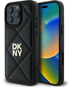 DKNY Quilted Stack Logo Защитный Чехол для Apple iPhone 16 Pro Max Чехлы - альтернативные