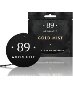 Aromatic89 Gold mist - Hanging paper air freshener Gaisa atsvaidzinātājs automašīnā